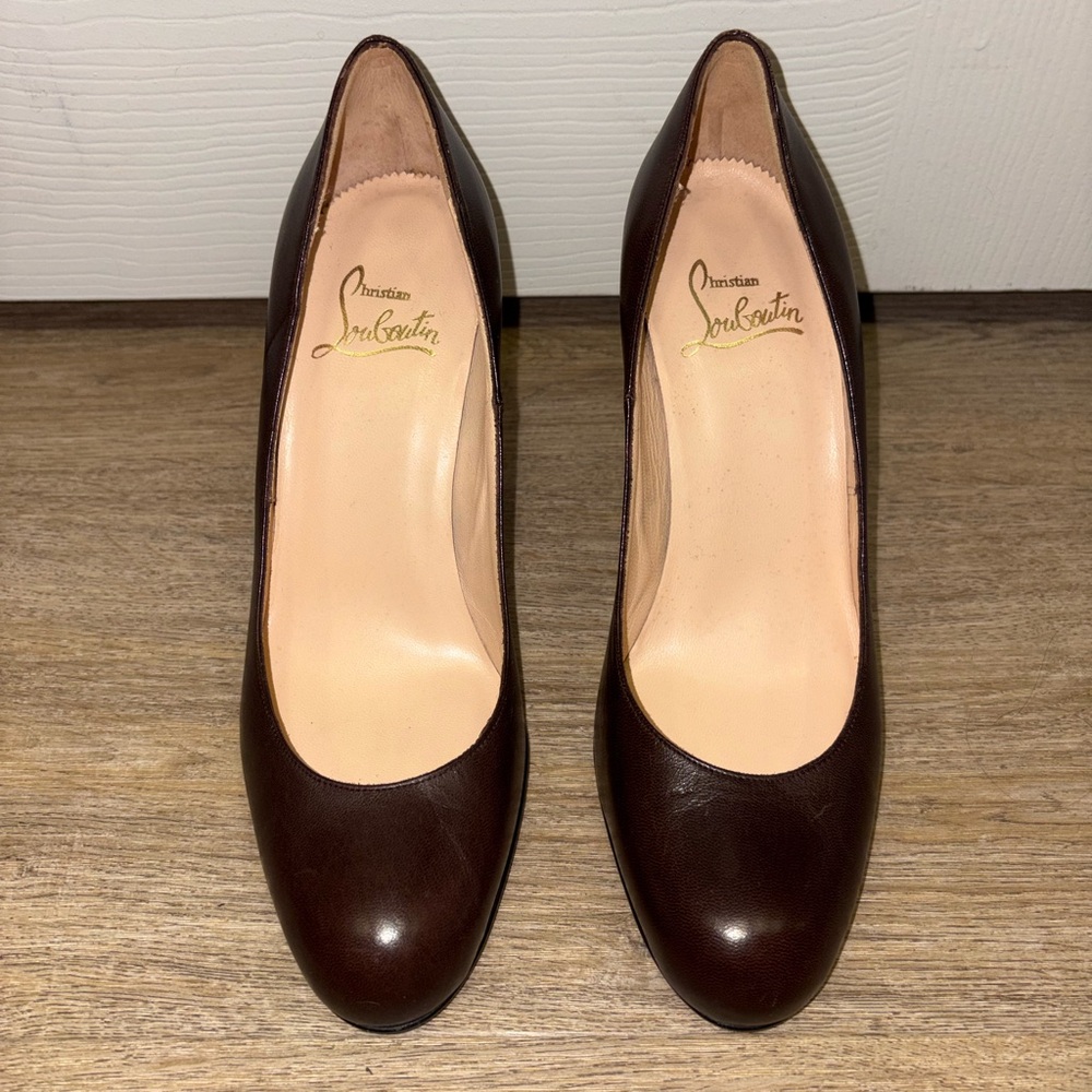 Christian Louboutin Dark Brown Heels